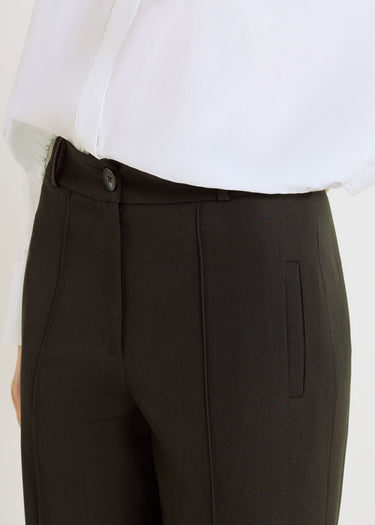 Pantalon femme élégant gris anthracite Alexandre – tenue habillée mariage cérémonie