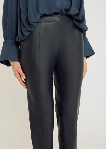 Pantalon ajusté femme gris anthracite Arthur – tenue chic, pantalon élégant femme