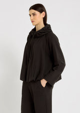 Sweat vert foncé femme décontracté chic molleton encolure ronde – Edmund