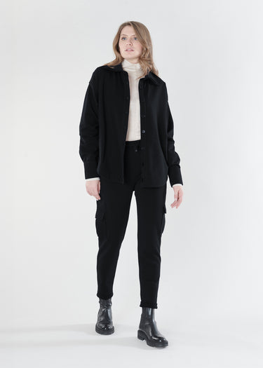 Chemise molleton Telga - Noir