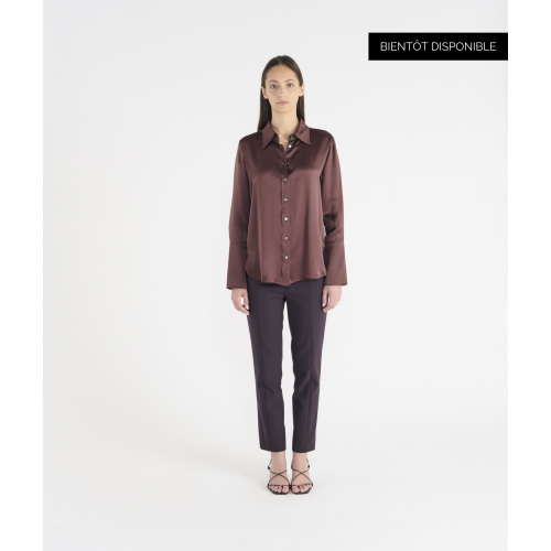 Chemise Nisha - Aubergine