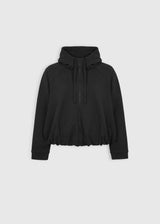 Pull oversize femme vert foncé coton stretch manches à plis – Edmund
