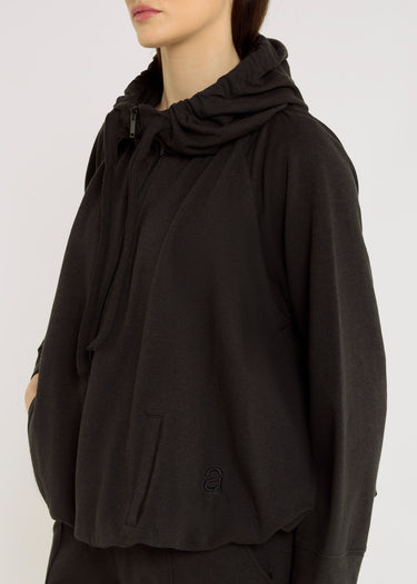 Pull femme molleton vert foncé broderie logo coupe droite – Edmund
