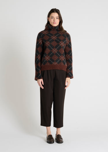 Pull Jacquard Falcom J - Ecorce