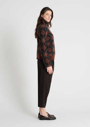 Pull Jacquard Falcom J - Ecorce