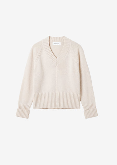 Pullover aus Merinowolle Graham – Off-White