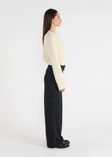 Jogging large poche surpiquée Jivos - Anthracite