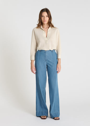 Miguel Trousers - Indigo blue