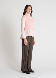 Odino Sleeveless Sweater - Pink