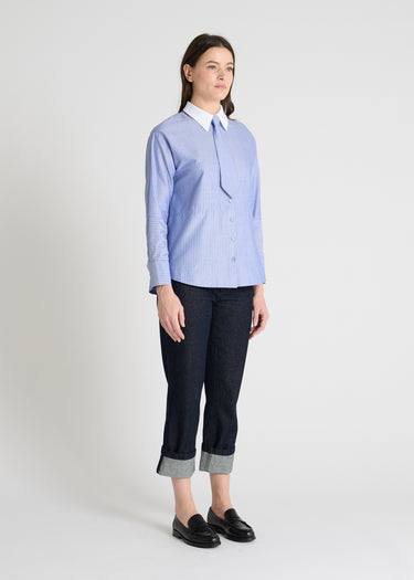 Chemise avec cravate Sakari B - Bleu ciel